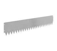 Mhdvray Pack 30 Bordures de Jardin Pelouse 103x20cm Acier Argenté | Séparation nette pour vos parterres de fleurs et allées extérieures. Acier souple et robuste pour aménager votre espace.
