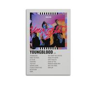MHEGSNGA 5SOS - Youngblood - Poster vintage artistique pour décoration de chambre à coucher, décoration de chambre, affiches sur toile pour chambre à coucher, 60 x 90 cm, sans cadre