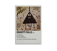 MHEGSNGA Gravity Falls Poster sur toile vintage pour décoration de chambre à coucher - 30 x 45 cm - Sans cadre