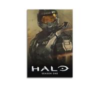 MHEGSNGA Halo Poster vintage pour décoration de chambre à coucher - Impression sur toile pour chambre à coucher - 50 x 75 cm - Style sans cadre