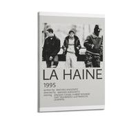 MHEGSNGA LA HAINE Poster sur toile vintage pour décoration de chambre à coucher, 30 x 45 cm, style cadre