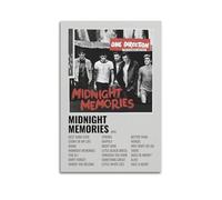MHEGSNGA One Direction - Midnight Memories Poster vintage - Décoration de chambre à coucher - Affiches sur toile pour chambre à coucher - 30 x 45 cm - Sans cadre