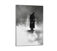 MHEGSNGA Poster Ailes du Désir - Couverture d'art vintage - Décoration de chambre à coucher - Affiches sur toile pour chambre à coucher - 30 x 45 cm - Style cadre