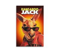 MHEGSNGA Poster de kangourou Jack vintage - Décoration de chambre à coucher - Affiches sur toile pour chambre à coucher - 40 x 60 cm - Sans cadre