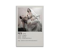 MHEGSNGA Poster Pieta - Couverture artistique vintage - Décoration de chambre à coucher - Impression sur toile pour chambre à coucher - 20 x 30 cm - Sans cadre