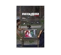 MHEGSNGA Poster Requiem for A Dream - Couverture d'art vintage - Décoration de chambre à coucher - Affiches sur toile pour chambre à coucher - 30 x 45 cm - Sans cadre