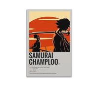 MHEGSNGA Poster Samurai Champloo sur toile style vintage - Décoration de chambre à coucher - 30 x 45 cm - Sans cadre