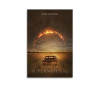 MHEGSNGA Poster Supernatural - Couverture artistique vintage - Décoration de chambre à coucher - Affiches sur toile pour chambre à coucher - 50 x 75 cm - Style sans cadre