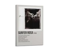 MHEGSNGA Poster Surfer Rosa By Pixies - Couverture artistique vintage - Décoration de chambre à coucher - Affiches sur toile pour chambre à coucher - 20 x 30 cm - Style cadre