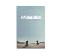 MHEGSNGA Poster The Mandalorian - Couverture artistique vintage - Décoration de chambre à coucher - Affiches sur toile pour chambre à coucher - 30 x 45 cm - Style sans cadre