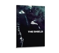 MHEGSNGA Poster The Shield - Couverture artistique vintage - Décoration de chambre à coucher - Affiches sur toile pour chambre à coucher - 60 x 90 cm - Style cadre