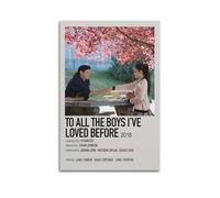 MHEGSNGA Poster « To All The Boys I've Loved Before » - Impression sur toile pour chambre à coucher - 30 x 45 cm - Sans cadre