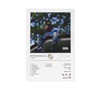 MHFDC J. Cole - Couverture de l'album Forest Hills Drive 2014 - Impression sur toile - Décoration pour chambre à coucher, bureau, chambre - Cadeau - 60 x 90 cm