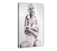 MHFDC Poster sur toile Acteur Jayne Mansfield (14) - Décoration murale pour salon, chambre à coucher - 50 x 75 cm