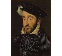 MHFFDYIV Célèbre Affiches et Impressions Peinture Motif Portrait d'Henri Ii de France par François Clouet Tableaux Muraux Toile Pour la Décoration de Bureau 60x90cm