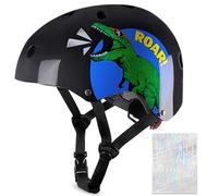 MHJY Casque Velo Enfant Casque Protection Roller Fille Ajustable Casque de Sécurité Sportive Trotinette Scooter Skateboard Moto pour Filles et Garçons 3-8 Ans