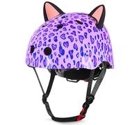 MHJY Casque Vélo Enfant Filles 8-15 Ans Casque Trottinette pour Fille Adolescents avec Oreilles de Chat DIY, Réglables Casques de Protection Roller Enfant pour Skateboard, Cyclisme, Patinage