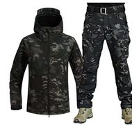 MHNFGDSE Uniforme Tactique Homme Combat Militaire Veste Et Pantalon Militaire Paintball Ensemble ACU De Chasse dans Les Bois Camo Tenue Airsoft Treillis Militaire Hunting Clothing,F,M