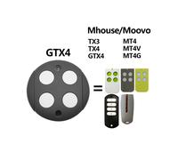 (mhouse) Remplacement de la télécommande Mhouse Moovo Mhouse Tx4 Tx3 Gtx4 Gtx4c Moovo Mt4 Mt4v Mt4g