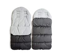 MHOYI Chancelière Universelle pour Poussettes Bébé, Gris | Coton Coussins, Garder Chaud Hiver, Couverture Enveloppante, Pour Poussette/Landaus/Siège Auto/Buggys
