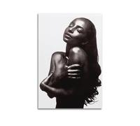 MHSSGHG Sade Poster mural décoratif sur toile pour chambre à coucher, salon - 30 x 45 cm - Style sans cadre