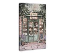 MHTHFD Apothecary Shop - Impression sur toile représentant un magasin d'herbes aromatiques avec pots vintage pour décoration de chambre à coucher, bureau, chambre, cadeau 20 x 30 cm