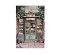 MHTHFD Apothecary Shop - Impression sur toile représentant un magasin d'herbes aromatiques avec pots vintage pour décoration de chambre à coucher, bureau, chambre, cadeau (60 x 90 cm)