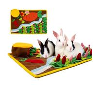 MHTTEC Mangeoire à foin de rivière pour lapins, tapis à renifler pour chiens, petits, lavables, distributeurs de friandises pour lapins, cochons d'Inde, chinchillas furets