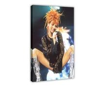 MHTYFGFG Mylène Farmer Poster 12 sur toile - Décoration pour chambre à coucher, bureau, chambre - Cadeau - 20 x 30 cm