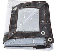 MHUQIA Bache Impermeable Exterieur 4x5m, BâChe D'Auvent ImperméAble en Plastique ÉPaissie Bache Impermeable avec Oeillet, pour Toit, Camping, ExtéRieur