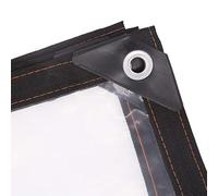 MHUQIA Bâche Transparente avec Oeillets 4x5m, Bâche De Protection, Bâche PVC, Plastique Extérieure, pour L'isolation, La Serre Ou Le Pare-Brise De Fleur De Fenêtre