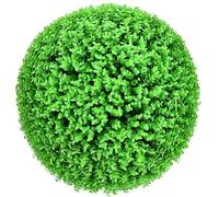 MHUQIA Boule De Buis Artificielle Boule Verte 20cm, Buis Artificiel, Buxus, Boule De Buis, Artificielle Buis Boule Topiaire, Boule Ronde pour La DéCoration De La Maison Et L'ExtéRieur
