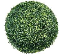 MHUQIA Boule De Buis De Bois Artificiel Baule Topiaire De Feuille RéAliste Fausse Plante 18cm, Balles Artificielles Topiaire Boules en Plastique, Fournitures De DéCoration Verte