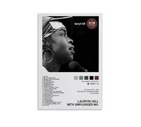 MHUYGGU Lauryn Hill Album MTV Unplugged n°2.0 - Impression sur toile décorative - Décoration murale moderne pour salon, chambre à coucher - 30 x 45 cm