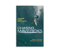 MHUYGGU Poster décoratif sur toile Chasing Mavericks - Décoration murale moderne pour chambre à coucher - 20 x 30 cm - Sans cadre