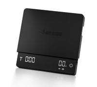 MHW-3BOMBER Grande balance à café avec minuterie, balance numérique à bec verseur avec débit, expresso précise de 2 kg/0,1 g, 3 modes, rechargeable en grain