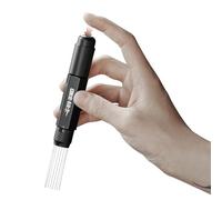 MHW-3BOMBER Outil WDT Espresso, télescopique & réglable, aiguilles inox 0,25mm, accessoire barista maison, distribution précise de café, acier inoxydable SUS304, noir, modèle : T6188B-OS