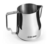 MHW-3BOMBER Pichet à mousse à lait 350 ml Tasse à mousser à lait expresso Pichet à vapeur en acier inoxydable Tasse à mousseur à lait Barista Latte Art Pichet à lait à bec rond P7121S
