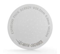MHW-3BOMBER Puck Screen Tamis à expresso 58 mm, 0,8 mm d'épaisseur pour porte-filtre, 180 μm en acier inoxydable, accessoires pour expresso, accessoires barista, filtre pour filtre Porta 58 mm, modèle