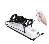 MhWrughts Appareil de rééducation du Genou avec télécommande, Appareil CPM pour Membres inférieurs avec écran LCD, réglable de 0 à 120°, pour Fracture et arthrose,L