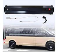 MhWrughts Douche De Camping Portable, RéServoir Montable sur Barres, Montage sur Galerie De Toit, Douche De Voyage Tout-Terrain 18/20/30l, avec Deux Pommes De Douche Flexibles Et Sac De Rangement,18L