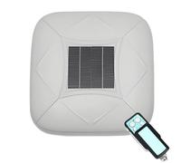 MhWrughts Housse de Voiture Automatique avec télécommande, Housse de Voiture Automatique à énergie Solaire, auvent extérieur Pleine Grandeur pour berlines White-3L