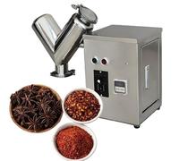 MhWrughts Mélangeur de Poudre de Type V,mélangeur de Laboratoire de Type V,Vitesse réglable, Mini-mélangeur VH2,capacité de Traitement de 0,6 à 0,8 L,mélange homogène pour Aliments et Engrais