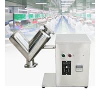 MhWrughts Mélangeur de Poudre de Type V, mélangeur Industriel pour poudres et granulés, Petit mélangeur expérimental, mélange homogène pour Aliments, Engrais et carburants