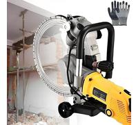 MhWrughts Scie annulaire pour béton, scie annulaire électrique pour découpe Murale, rainureuse Murale électrique sans balais, pour Granit, Pierre, Brique, marbre, béton, Moteur en cuivre Pur,49cm