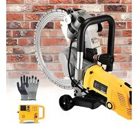 MhWrughts Scie Circulaire électrique pour découpe Murale, scie Circulaire + Pompe à Eau + Lame, scie électrique 5 000 W, scie à béton toroïdale pour Pierre, Bois et Porcelaine,49cm