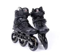 MHXZKHL Patins à roulettes 3 Roues, Patins à Roues Alignées Professionnels De 110 Mm pour Hommes Et Femmes, avec Roulements ABEC-9, Patins De Cross-Country Haute Performance pour Adultes(Size:44)