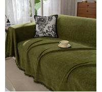 MHY® serviettes de canapé, toutes les saisons, couvercle de canapé, couvercle de canapé, lave-linge, vert, 180 * 230cm