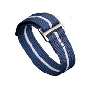 MHYATIO Bracelet de montre en nylon intégré de 22 mm compatible avec le collier TUDOR Pelagos Black Bay caché FXD/Biwan/série 1958, bracelet de montre en toile étanche(Blue -grey)