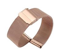 MHYATIO Bracelet de montre milanais en maille compatible avec TISSOT Compatible avec Omega Compatible avec la montre Seiko Bracelet en acier inoxydable Bracelet réglable 18 mm 20 mm 22 mm(Rose gold,22